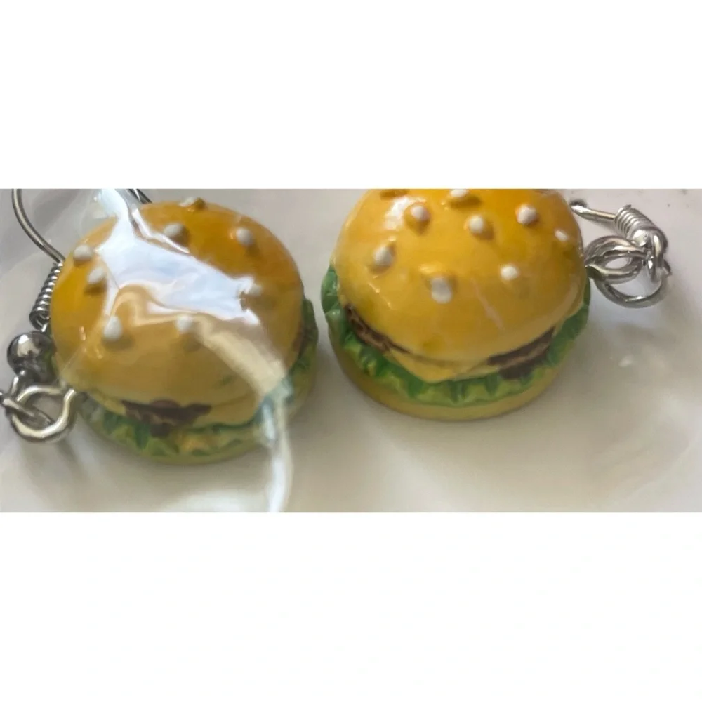 Burger & Fries Earrings Bundle